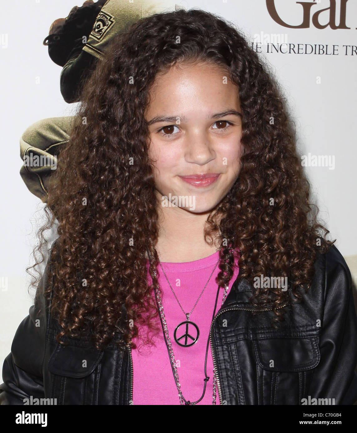 Madison Pettis Premiere of 'The Perfect Game' held at The Grove - Arrivals Los Angeles, California - 05.04.10 Stock Photo