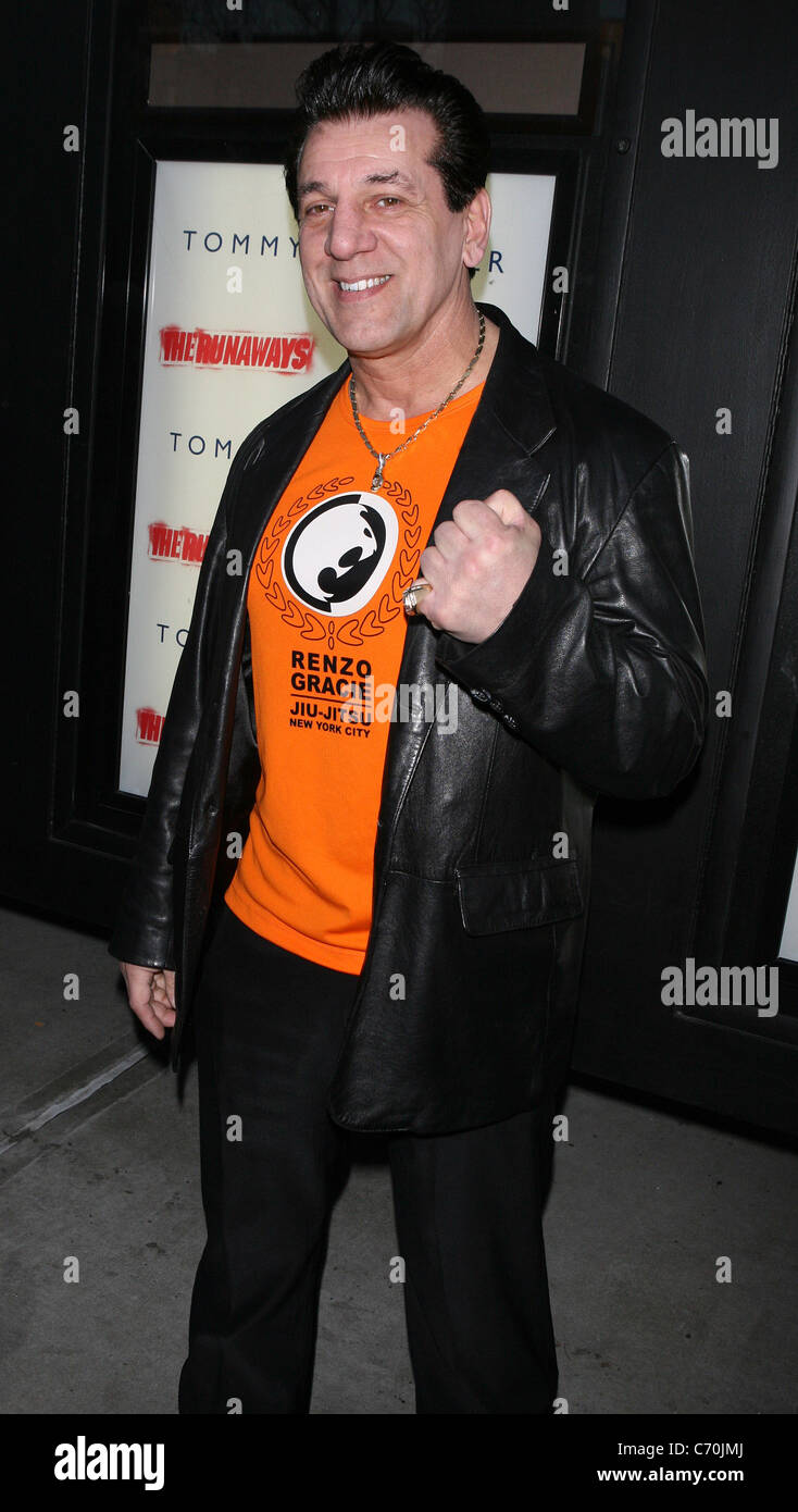 Chuck Zito, at the premiere of ‘The Runaways’ shown at the Landmark