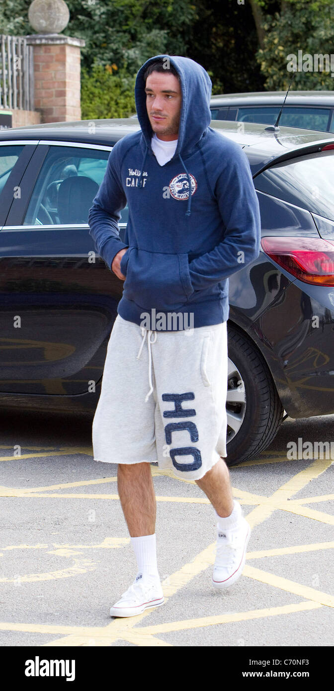 Jack Tweed leaves his home to go to a near by gym in Chigwell, Essex