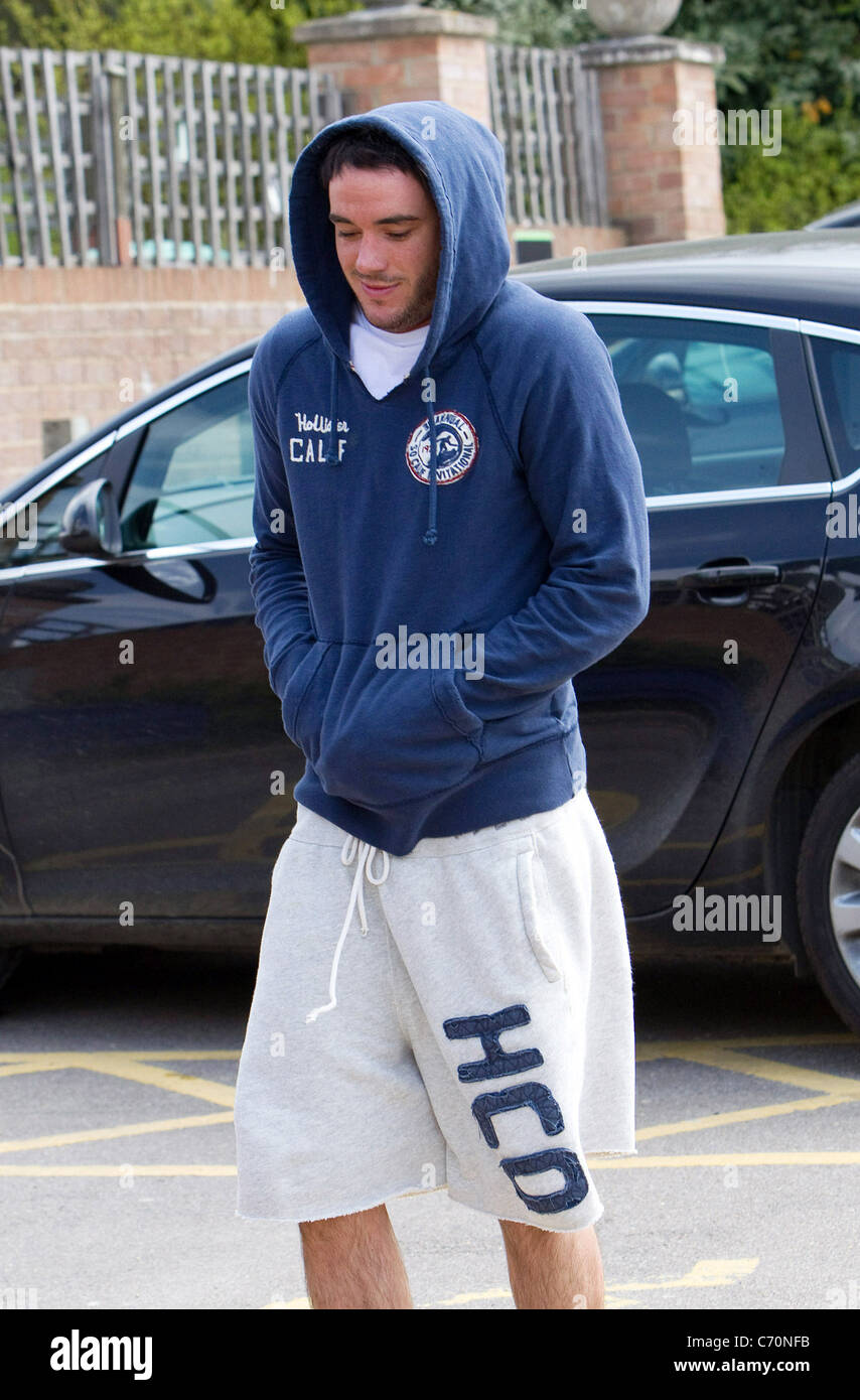 Jack Tweed leaves his home to go to a near by gym in Chigwell, Essex