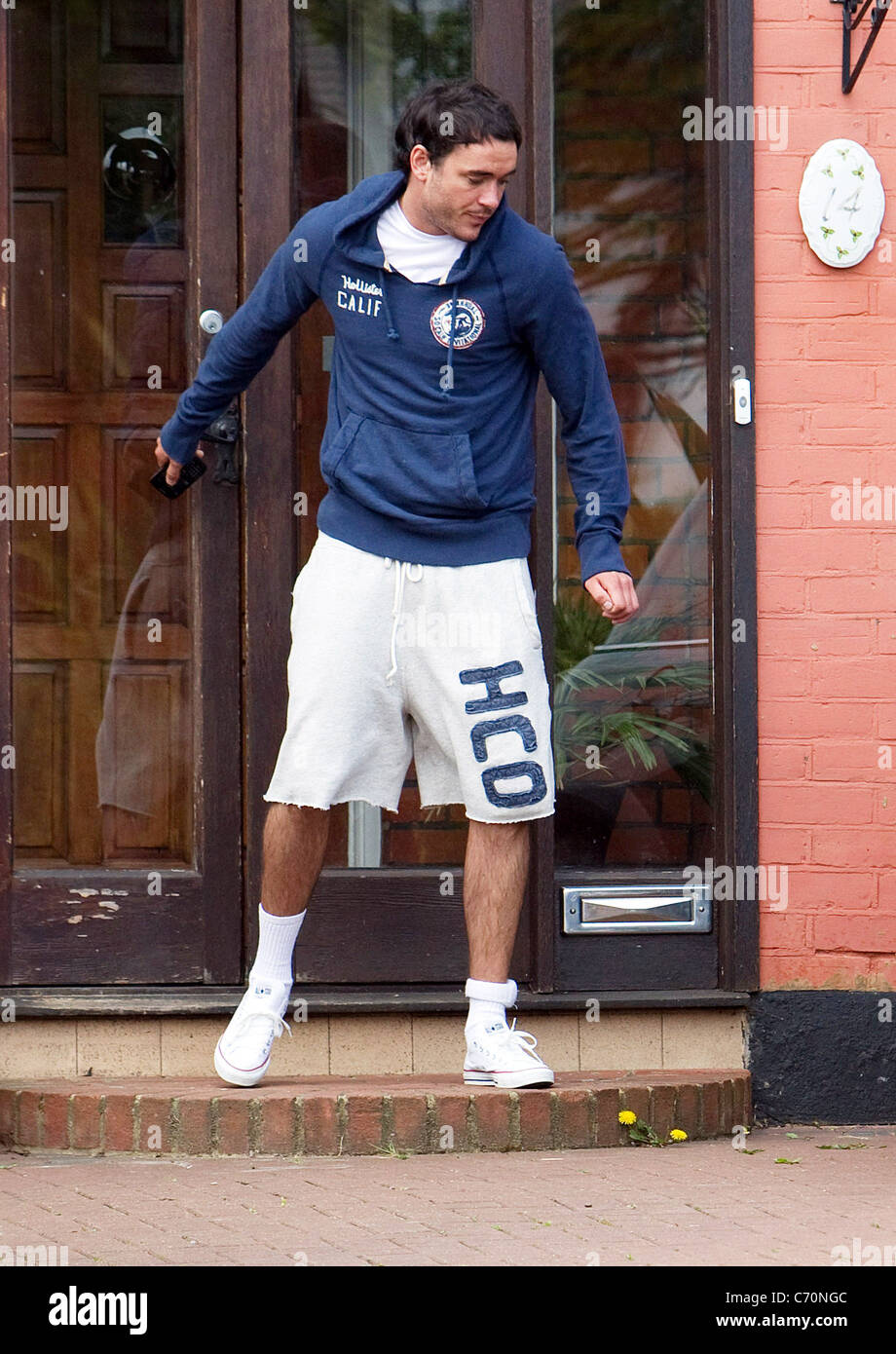 Jack Tweed leaves his home to go to a near by gym in Chigwell, Essex