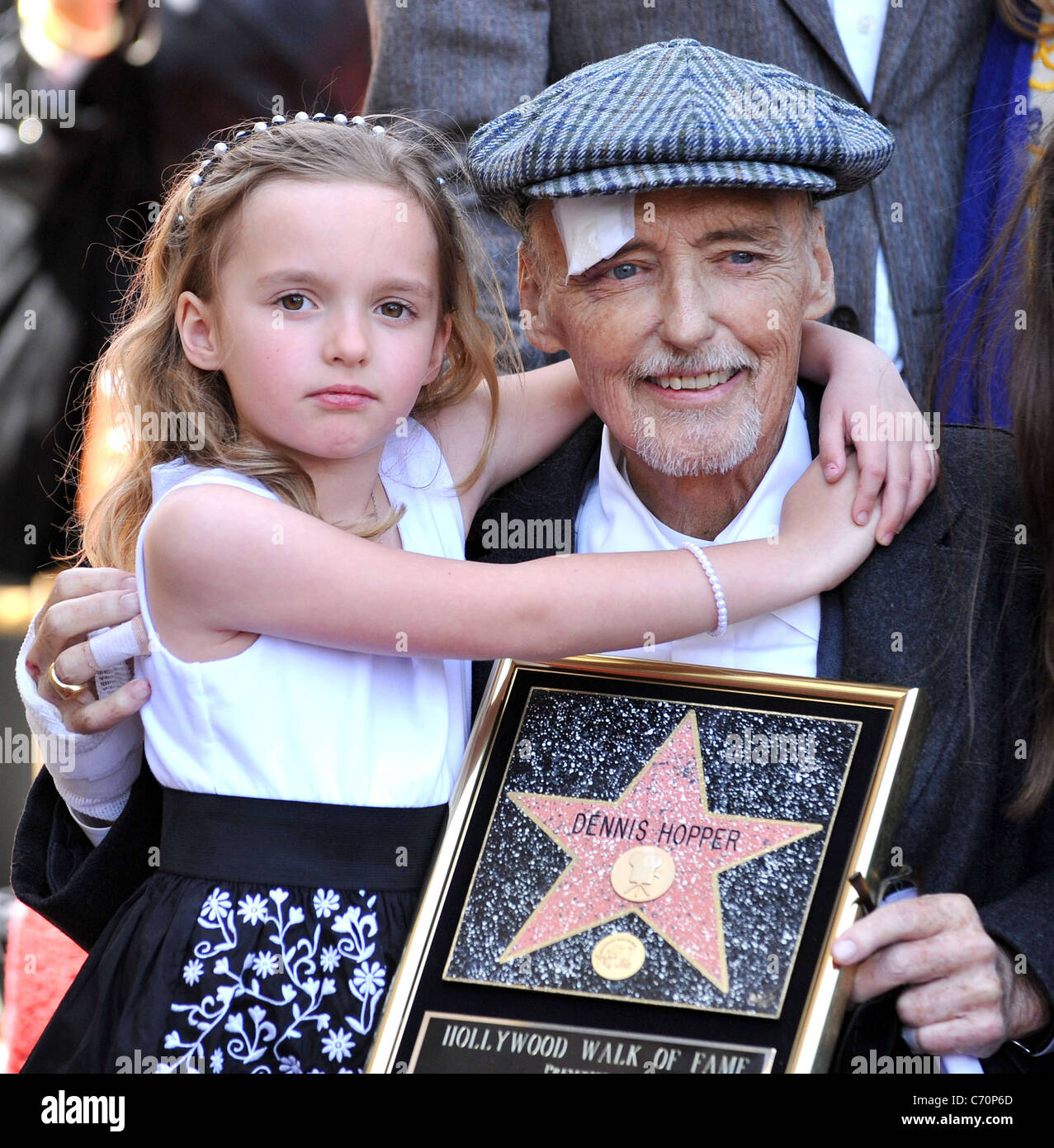 Dennis Hopper with his daughter Galen Hopper Dennis Hopper is honored