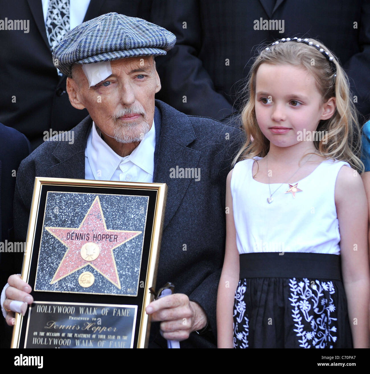Dennis Hopper with his daughter Galen Hopper Dennis Hopper is honored