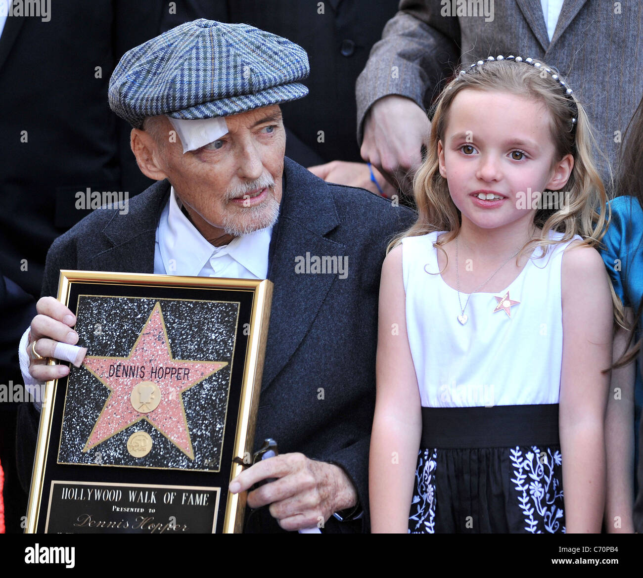 Dennis Hopper with his daughter Galen Hopper Dennis Hopper is honored