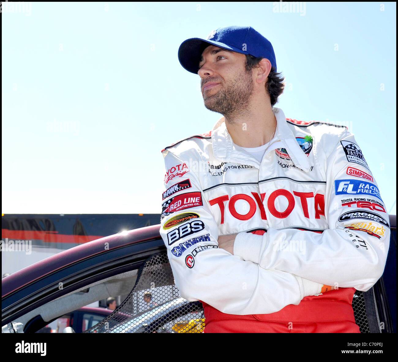 Zachery Levi Pess practice day for the Toyota Pro Celebrity Race Los