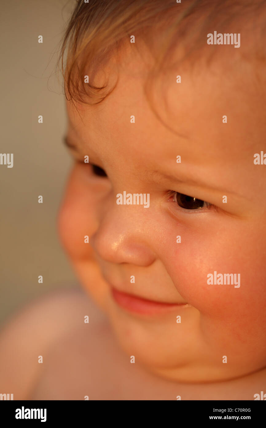 Portrait of a cute baby girl Stock Photo - Alamy