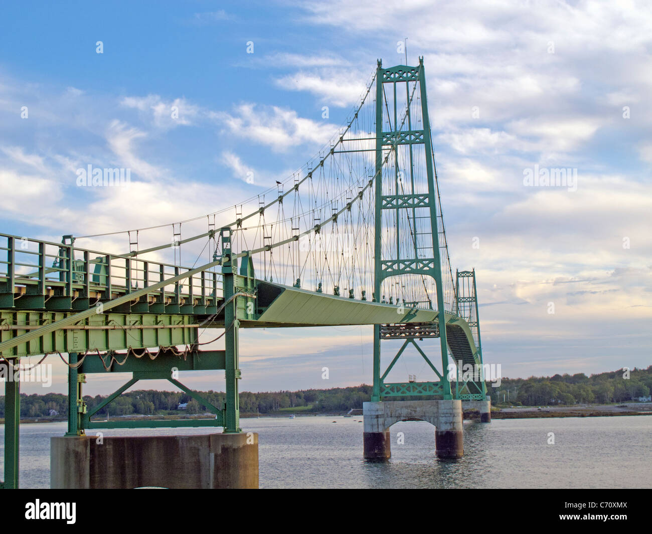 Deer Isle bridge in Maine Stock Photo Alamy