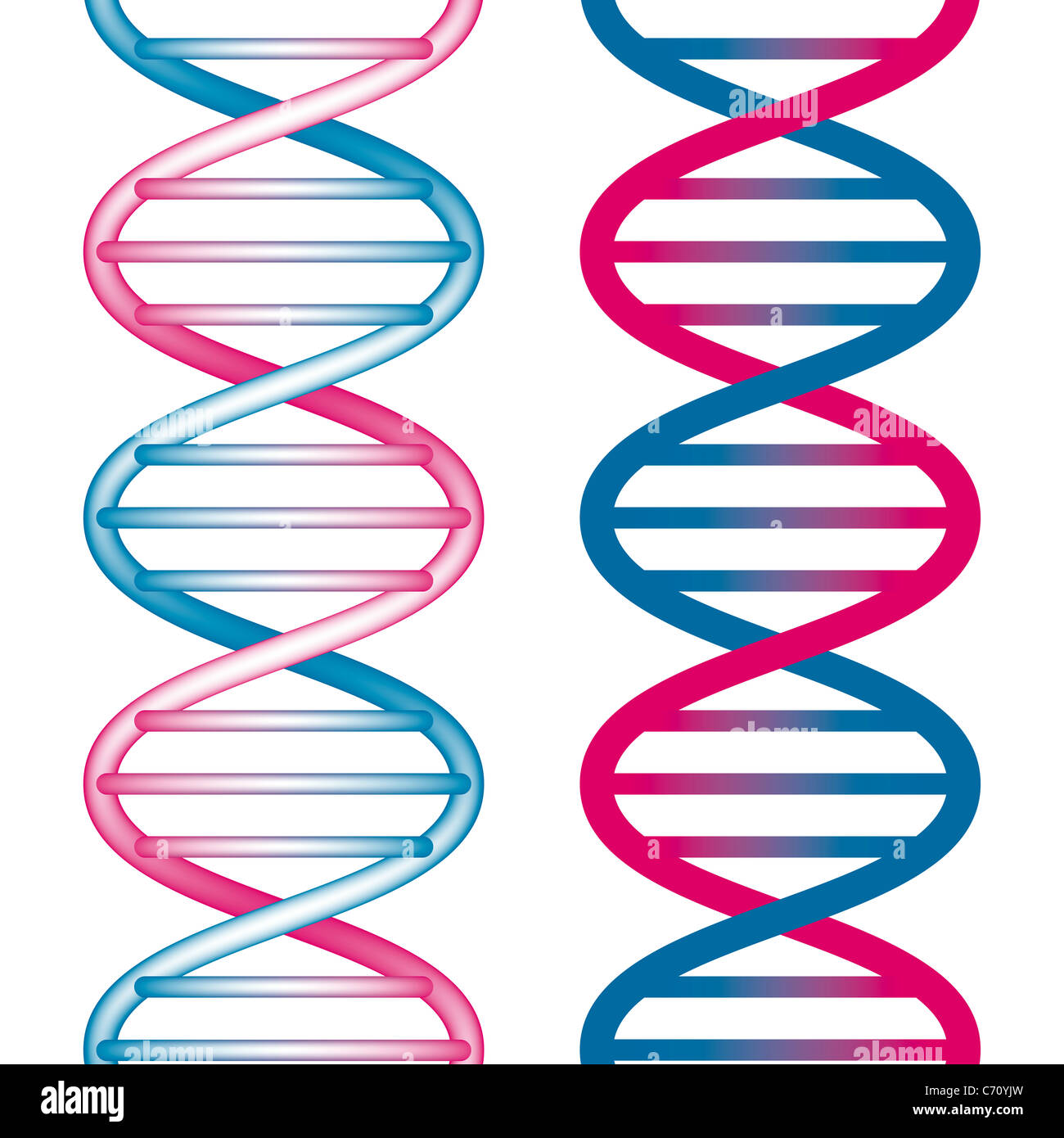 Seamless DNA Symbol Stock Photo