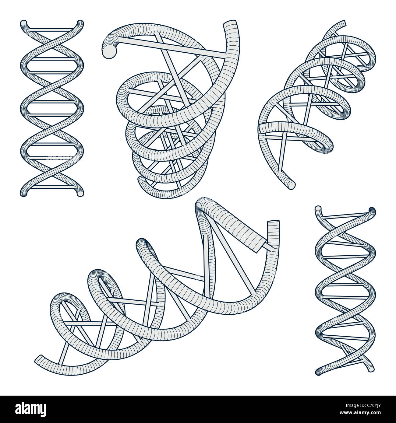 DNA Symbols Stock Photo