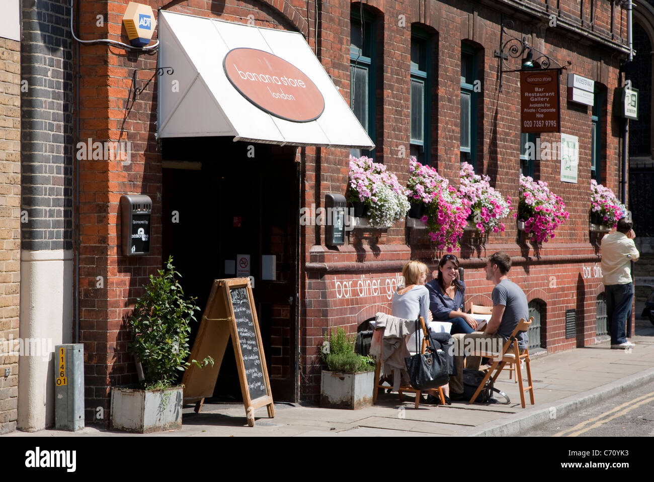 Banana Store Restaurant next to Borough Market, London, England, UK