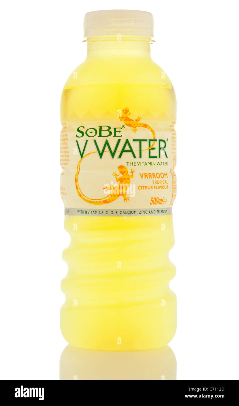 500 ml bottle of Sobe V vitamin water Stock Photo