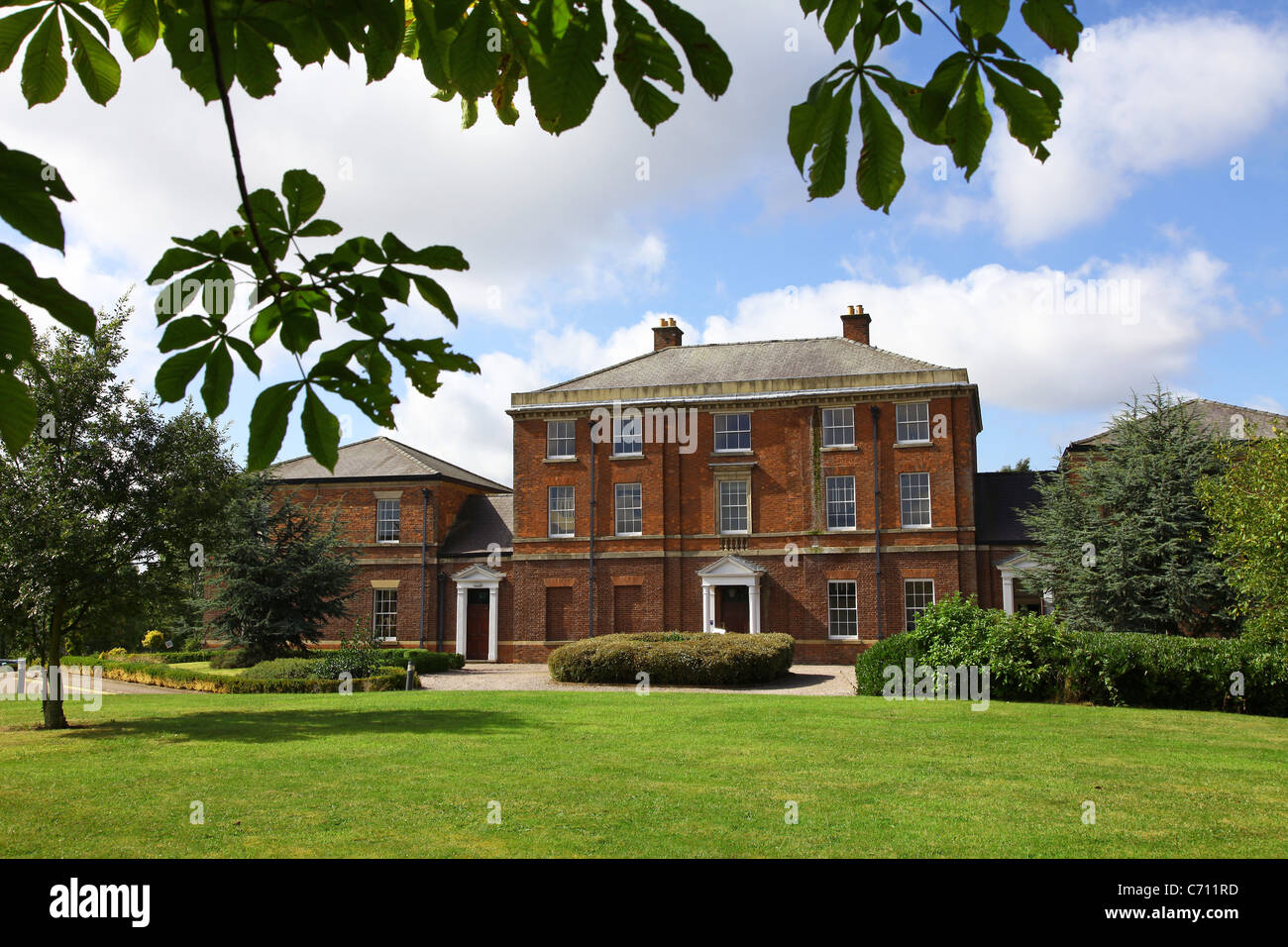 Rear of Etruria Hall in Etruria, StokeonTrent, Staffordshire, England