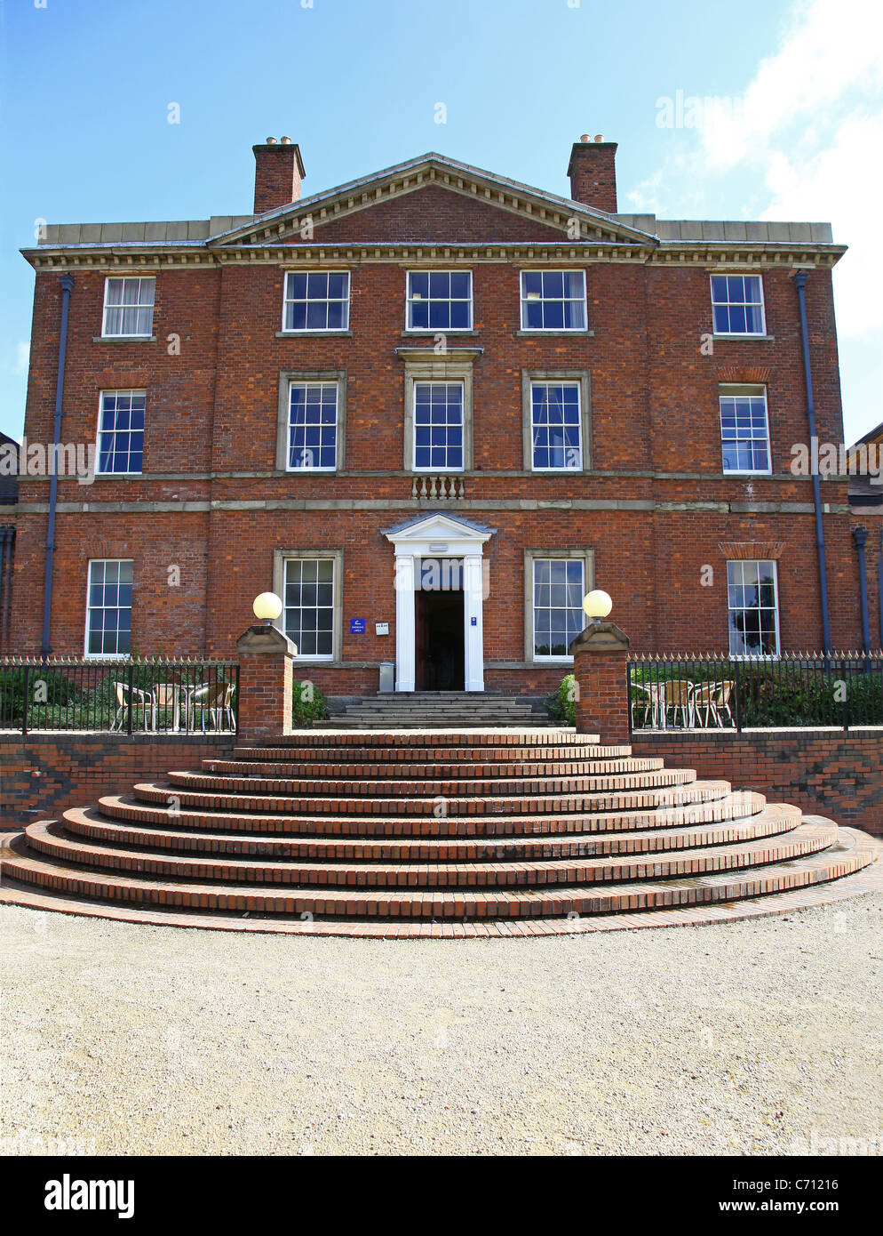 Front of Etruria Hall in Etruria, StokeonTrent, Staffordshire