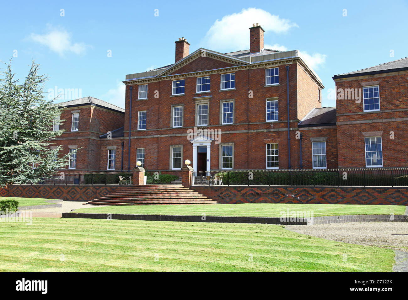 Front of Etruria Hall in Etruria, StokeonTrent, Staffordshire