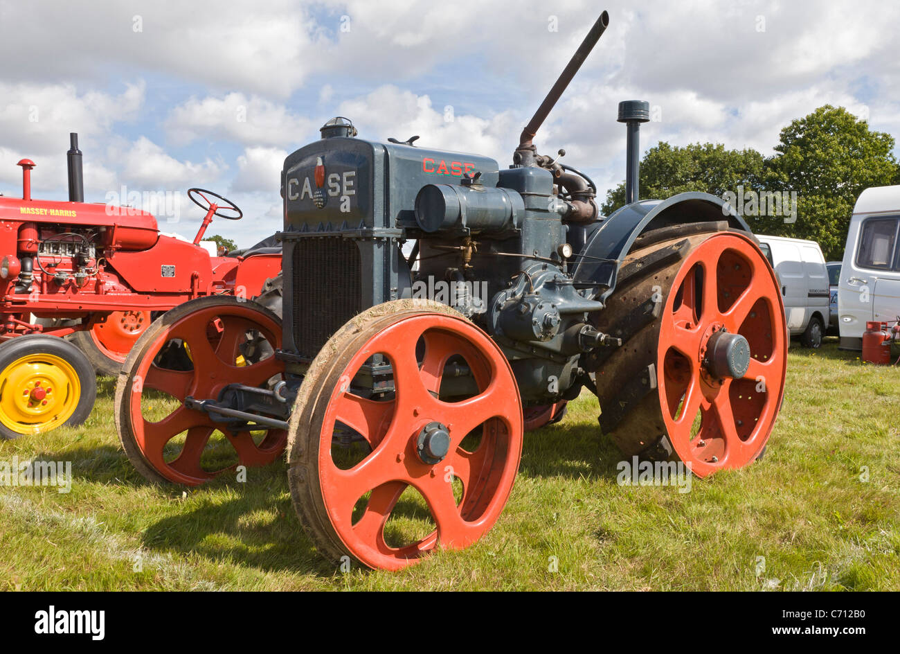 Early 1930's Case tractor. Made in America. On display at the 2011 Aylsham Agricultural Show