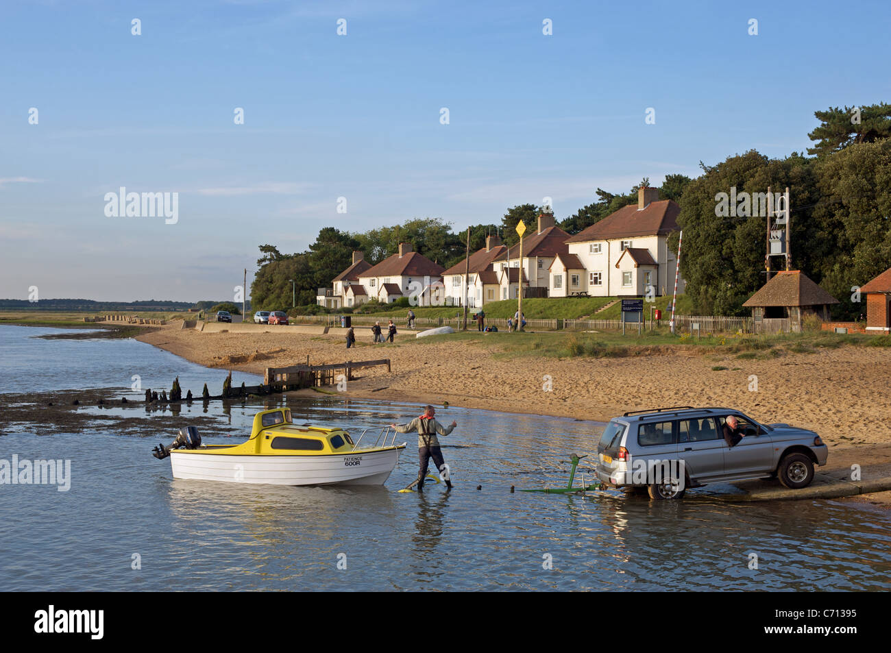 Bawdsey Ferry, Suffolk, England. Stock Photo