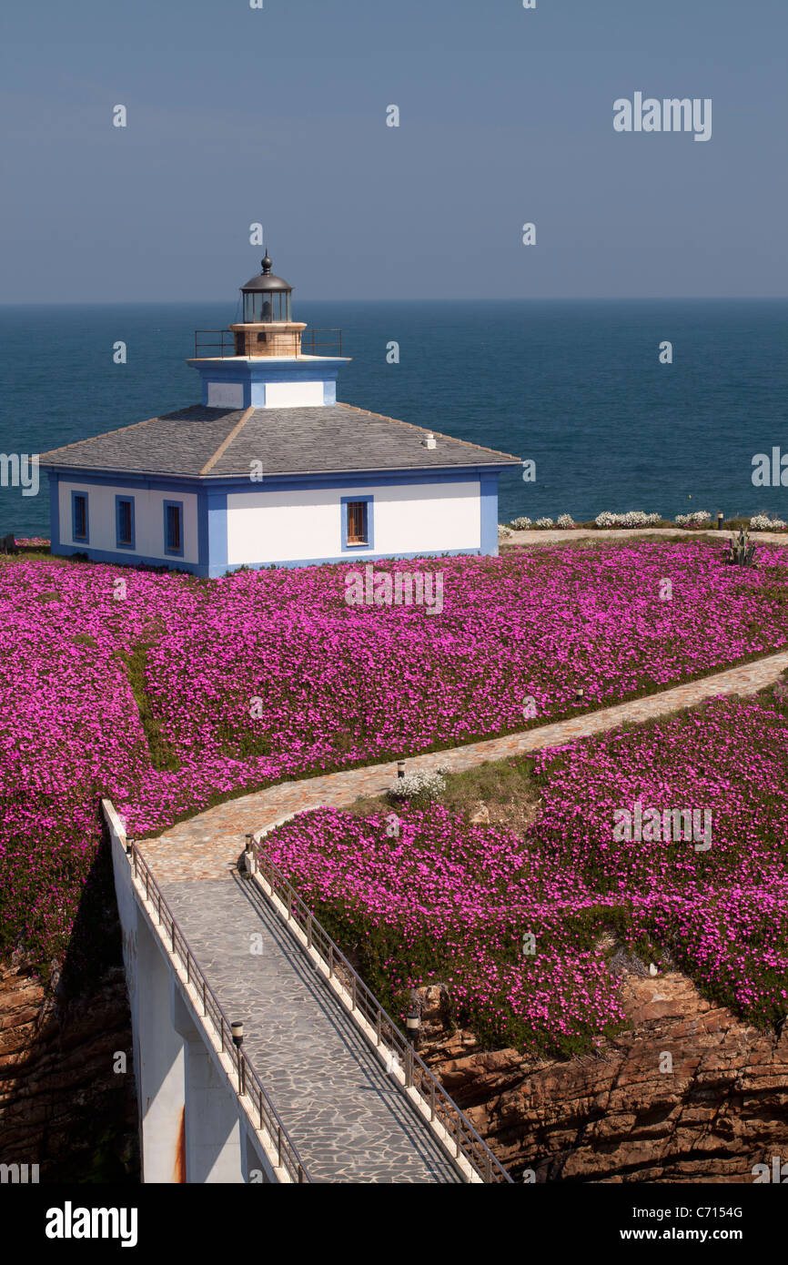 Lighthouse Of Illa Pancha Ribadeo Lugo Galicia Spain Stock Photo 