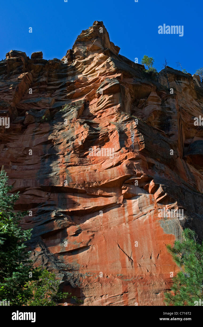 Sedona AZ mountain cliff Stock Photo