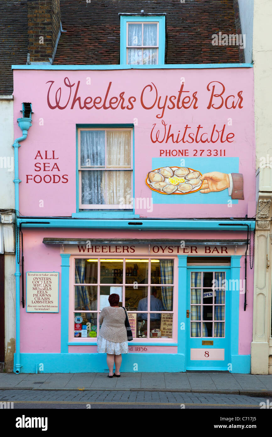 Exterior of Wheelers Oyster Bar Stock Photo