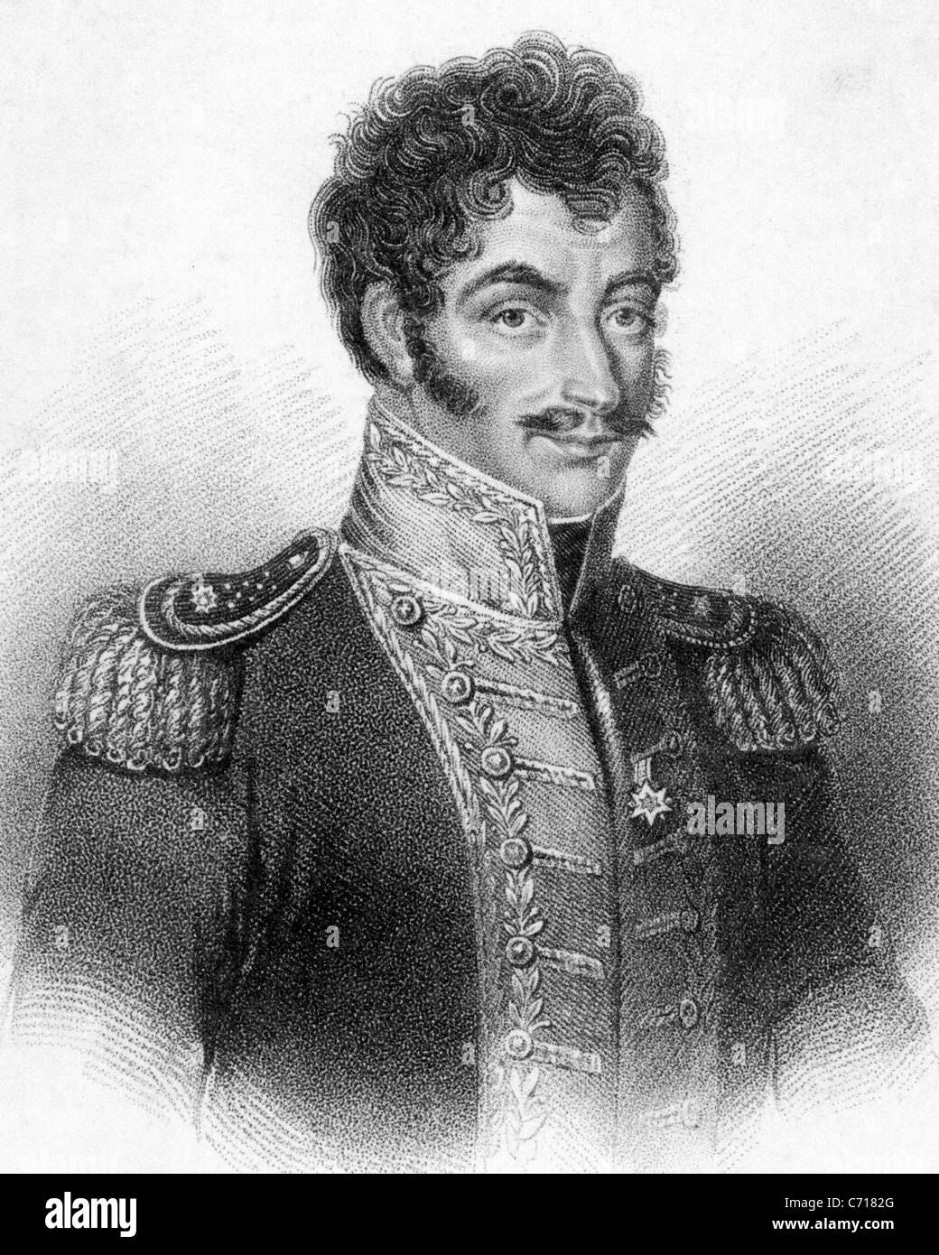 SIMON BOLIVAR (1783-1830) Venezuelan miiltary and political leader Stock Photo