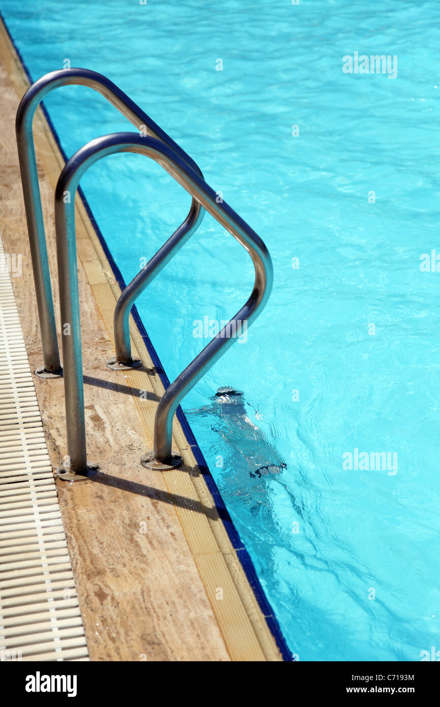 Pool rail hi-res stock photography and images - Alamy