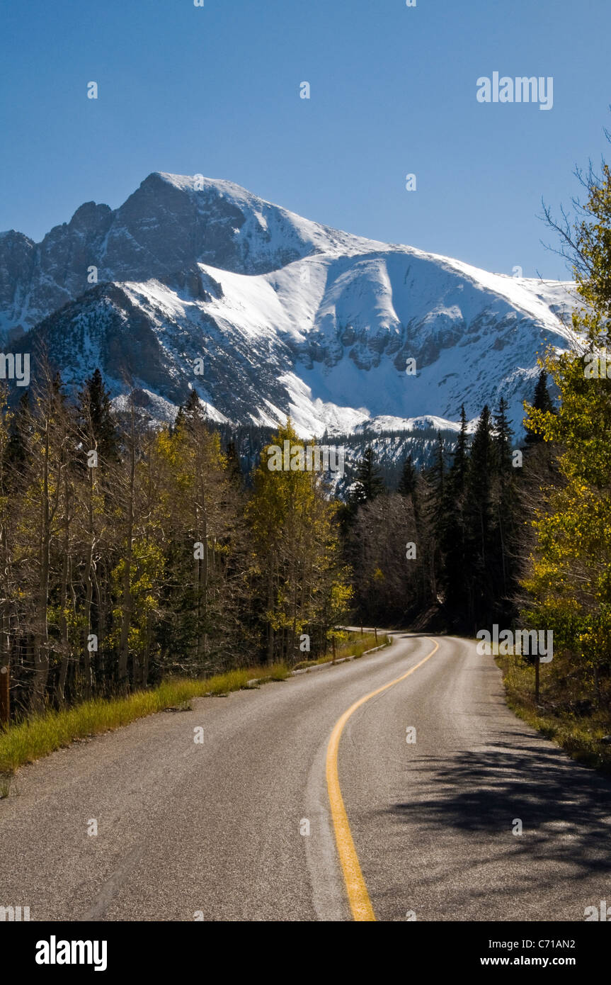 Wheeler Peak Scenic Drive winds through Great Basin National Park