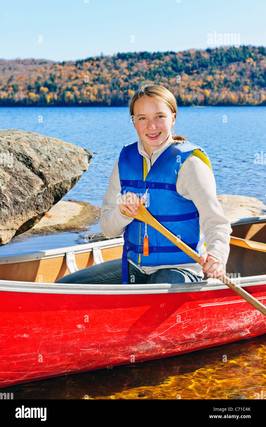 Canoeing on lake of two rivers hires stock photography and images Alamy