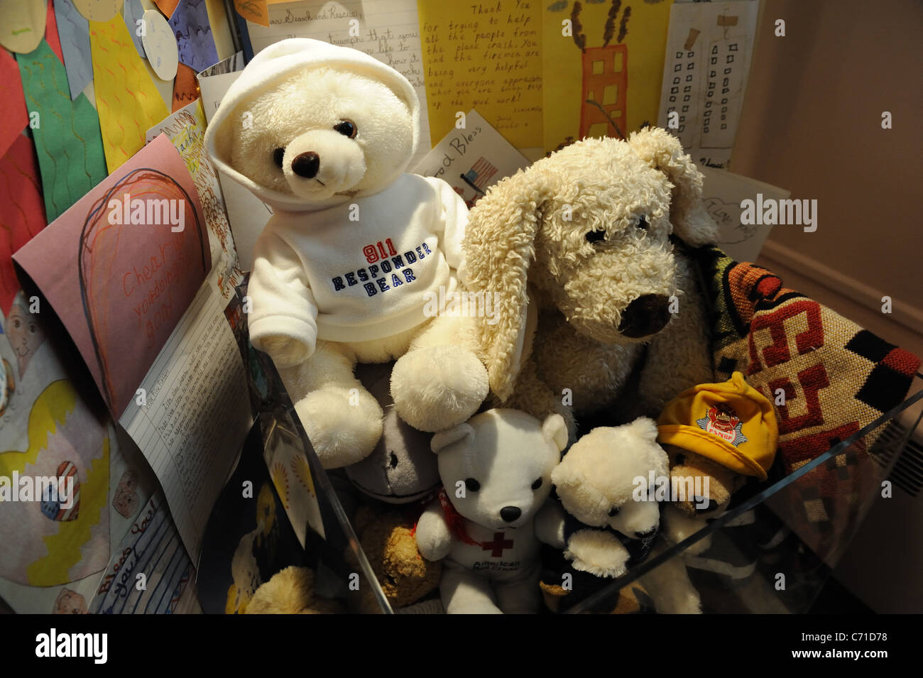 Rescue workers at the World Trade Center after 9/11 slept at