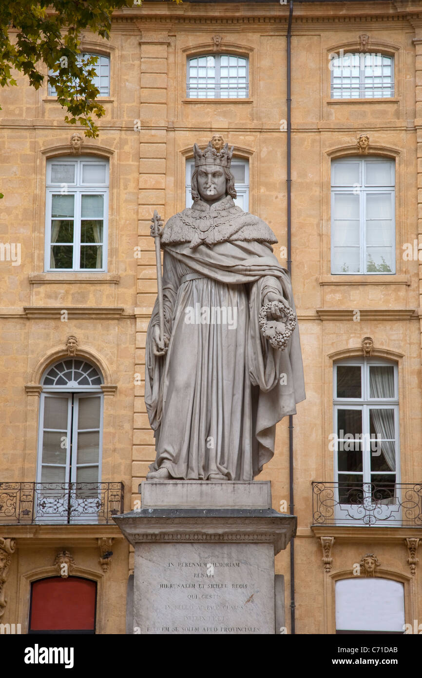 Statue of XXX in Forbin Square, Aix-en-Provence, France Stock Photo - Alamy