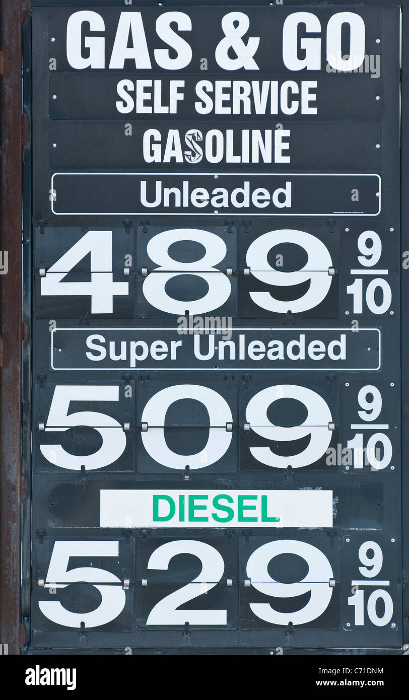 The price of gas is the highest in America's small towns like