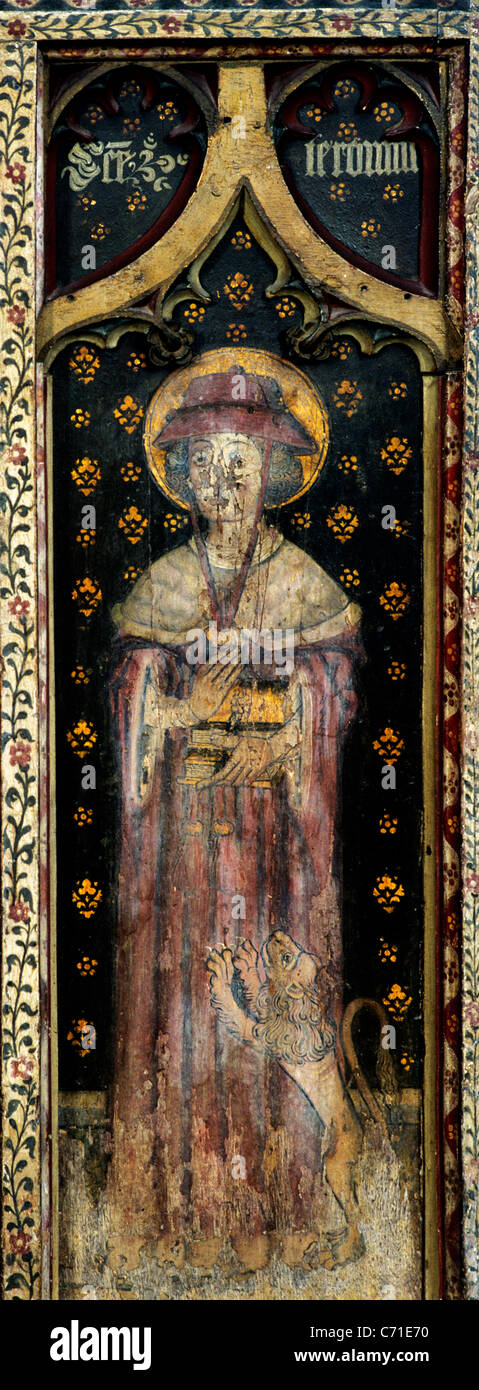 Latin Rood Screen Norfolk rood screen gate hi-res stock photography and images - Alamy