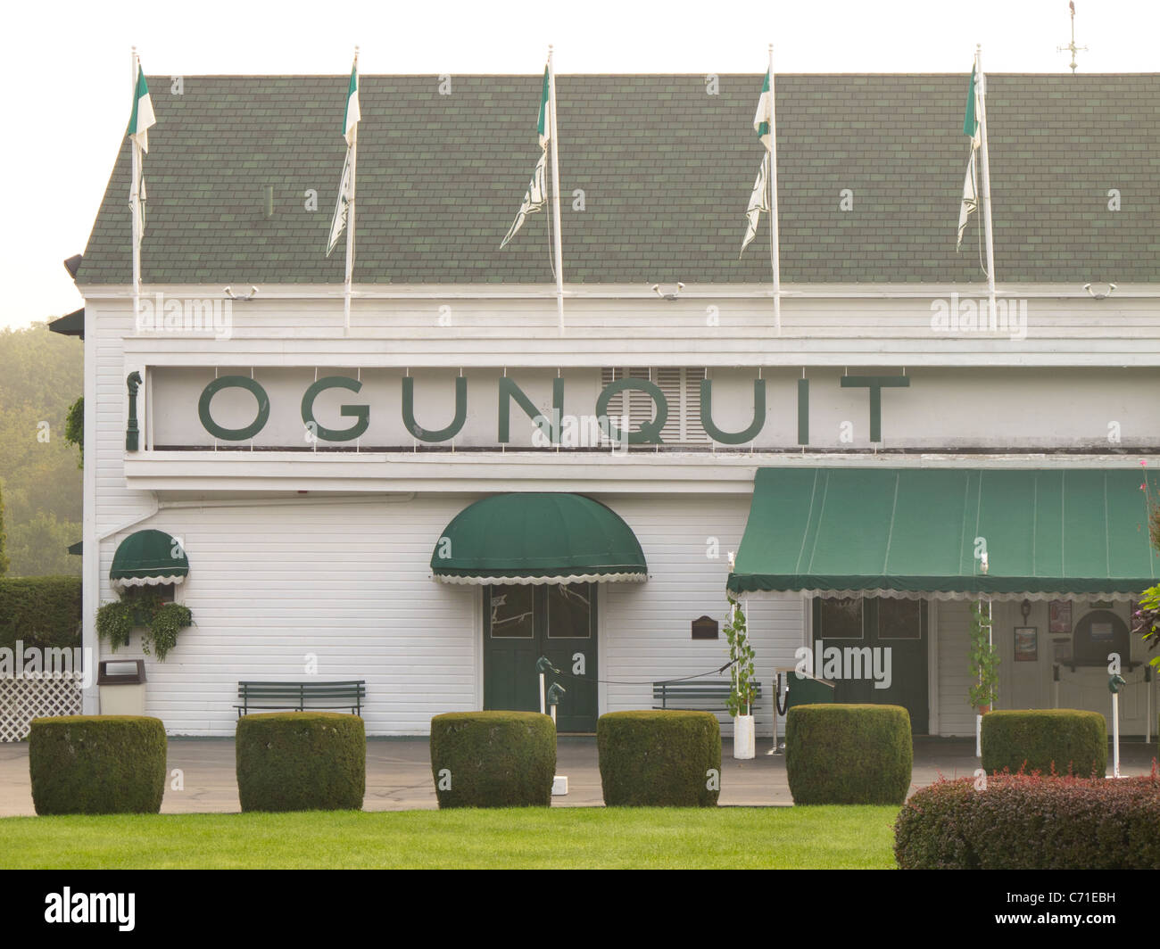Ogunquit Playhouse exterior in Ogunquit Maine Stock Photo Alamy