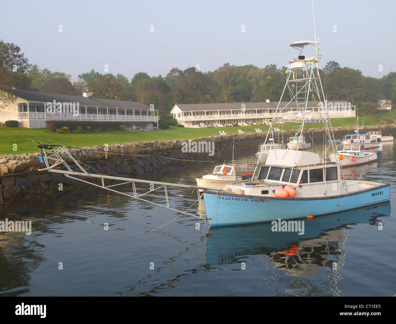 Footbridge lobster perkins cove hires stock photography and images Alamy