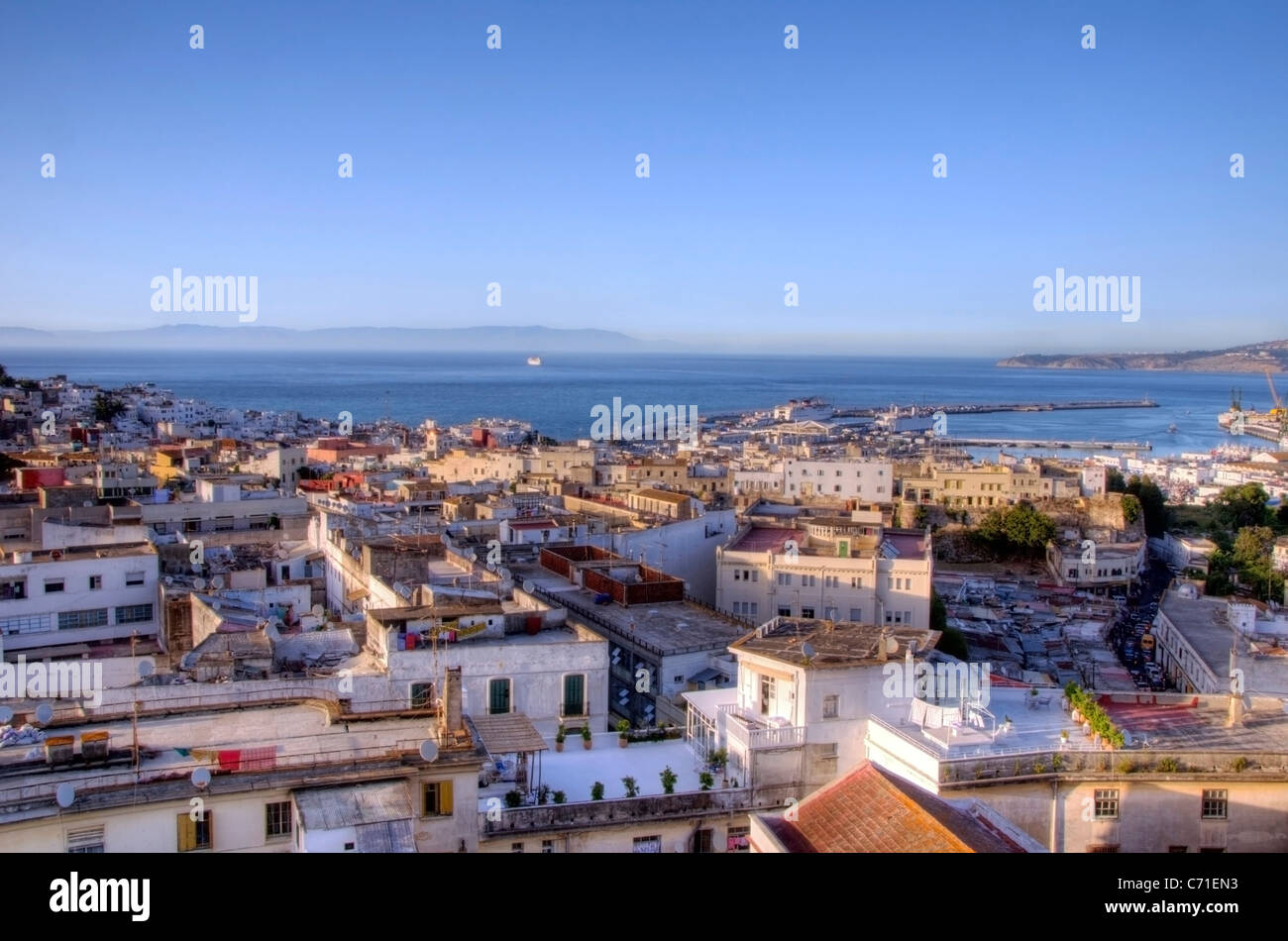 Tangier Rooftops Rooftop view tangier morocco hi-res stock photography and images - Alamy