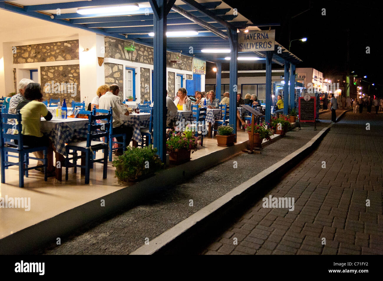 Restaurant in kamari santorini greece hires stock photography and images Alamy