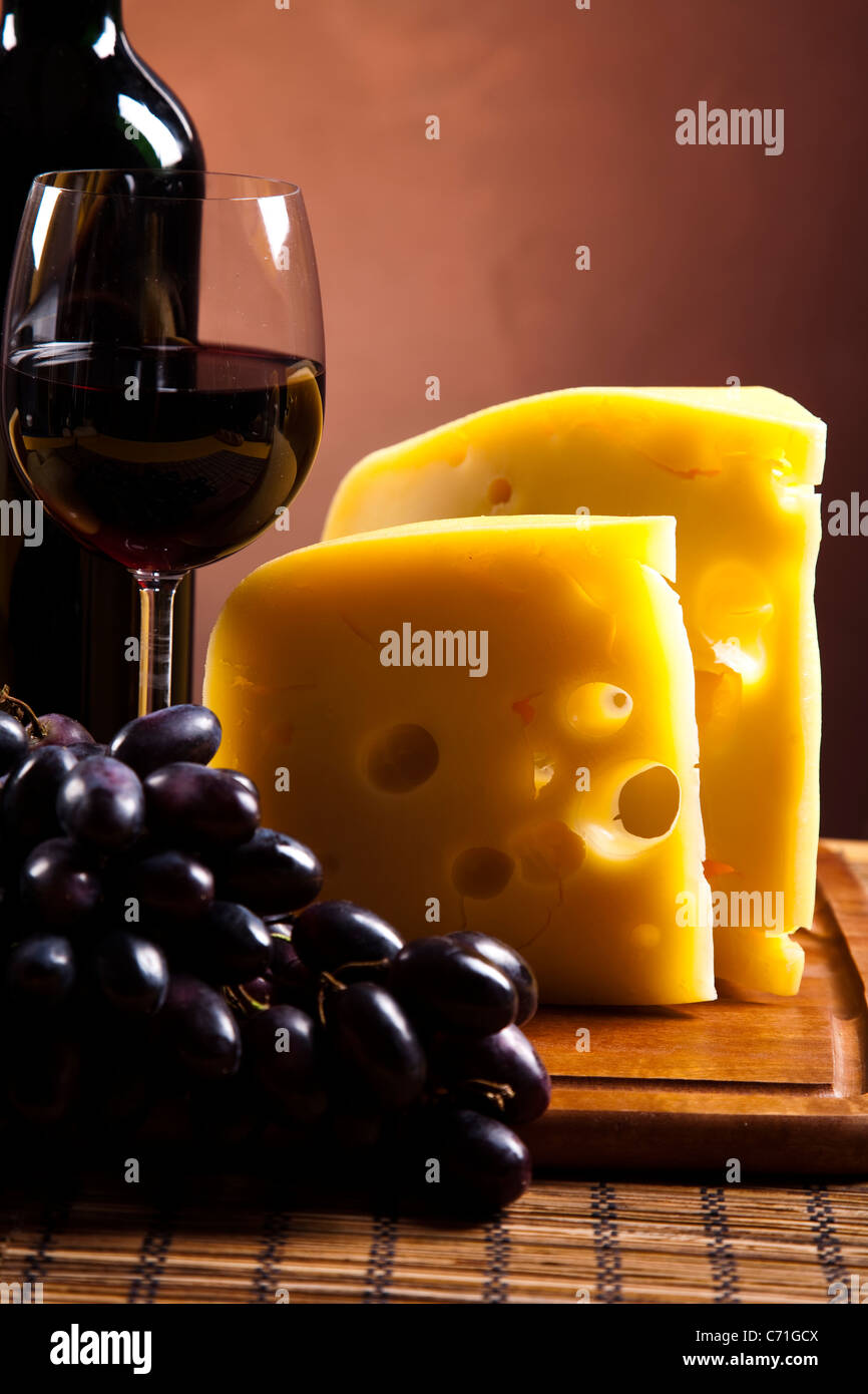 Wine and Cheese still life Stock Photo - Alamy