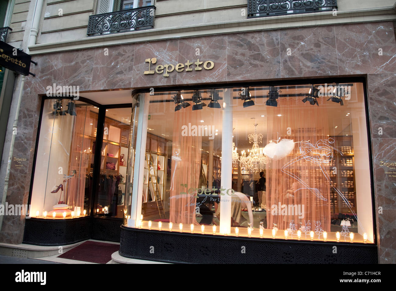 Repetto Shop, Rue du Four, Paris, France Stock Photo - Alamy