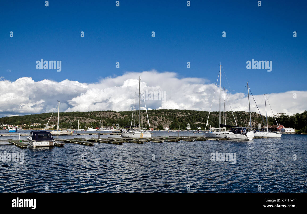 Hankø harbour Norway Scandinavia Stock Photo - Alamy