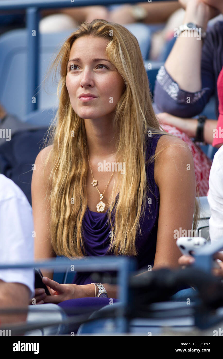 Jelena Ristic Girlfirend Of Novak Djokovic Of Serbia Watches Djokovic