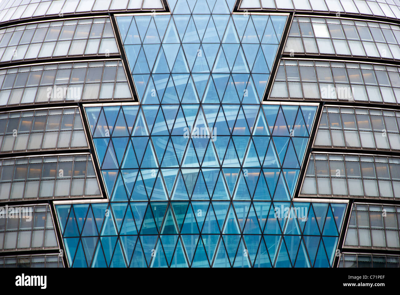 Facade of the City Hall in London Stock Photo