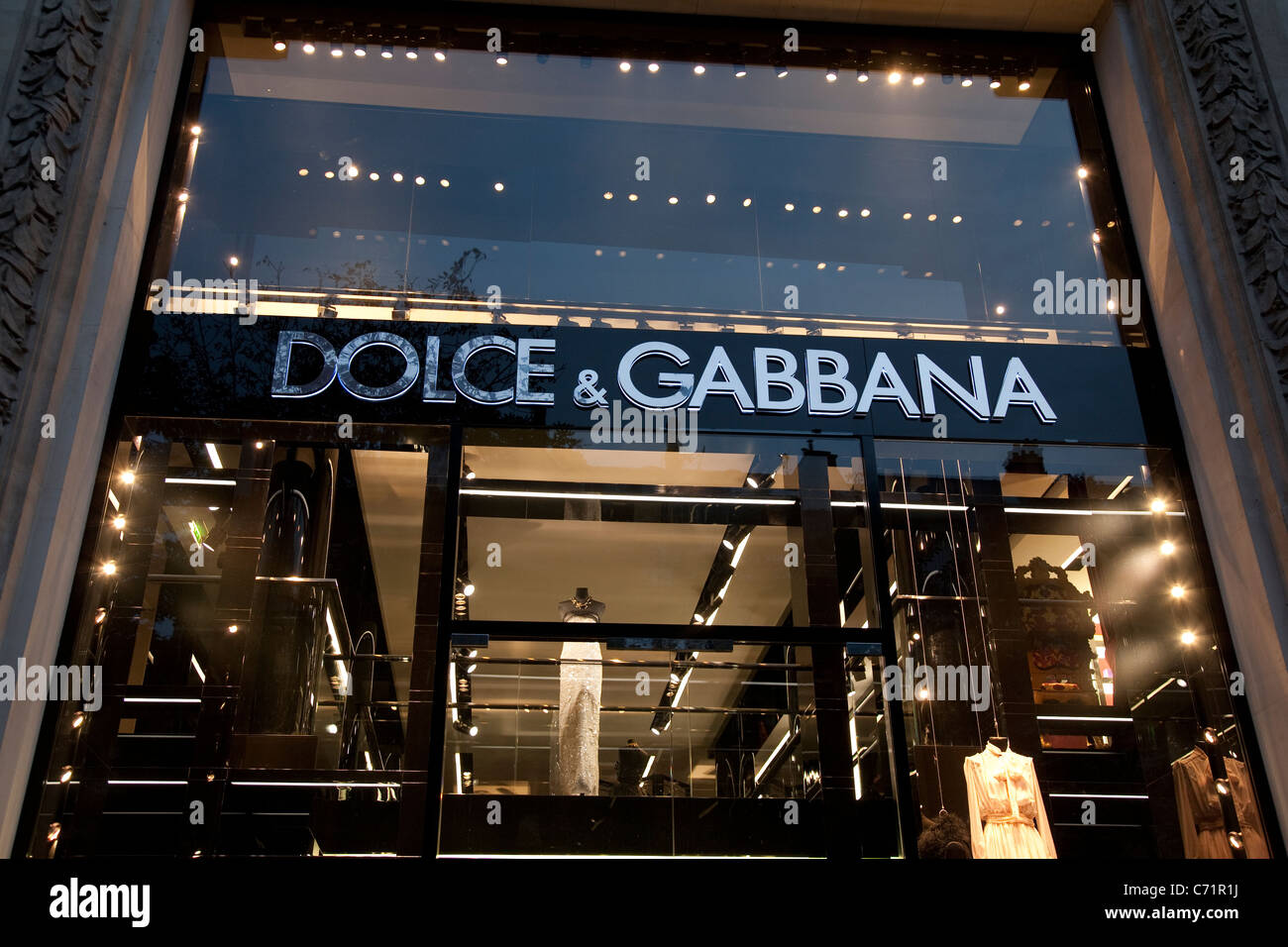Dolce & Gabbana on Avenue Montaigne, Paris Stock Photo - Alamy