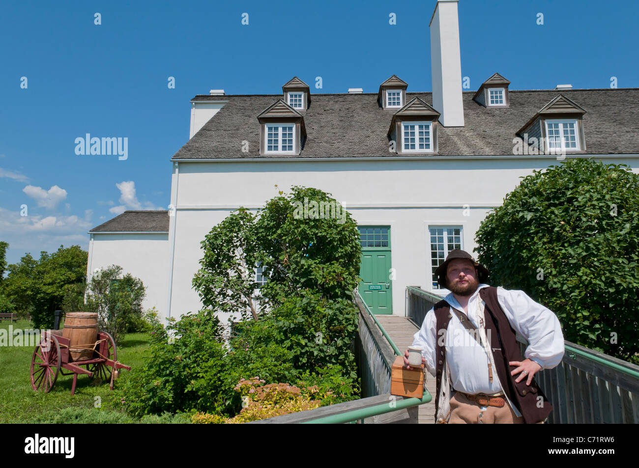 Forges du Saint-Maurice National Historic Site of Canada located in Mauricie region Province of Quebec Stock Photo