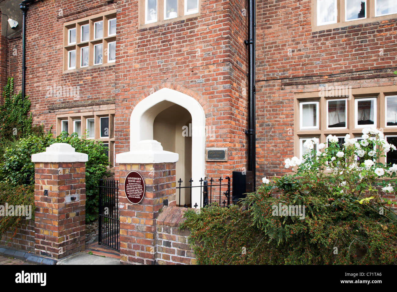 Former Castle Governors House Bridgnorth Shropshire England Stock Photo