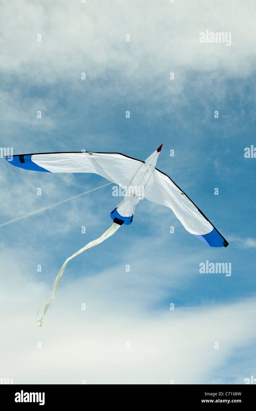 Kite flying in sky Stock Photo Alamy