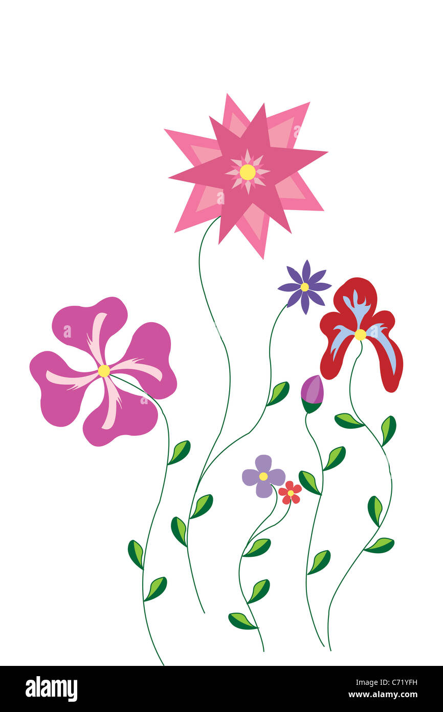 Illustration Of Floral Pattern Stock Photo Alamy Illustration Of Floral Pattern Stock Photo Alamy