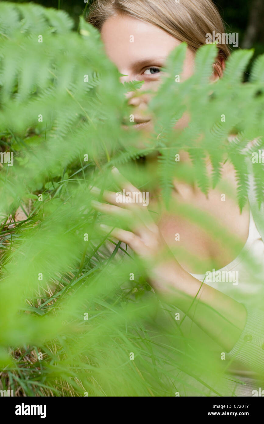 Hiding in ferns hi-res stock photography and images - Alamy