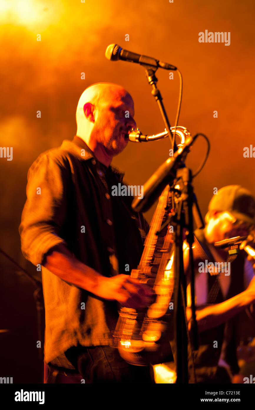 Montreal Jazz Festival, musicians on stage Stock Photo