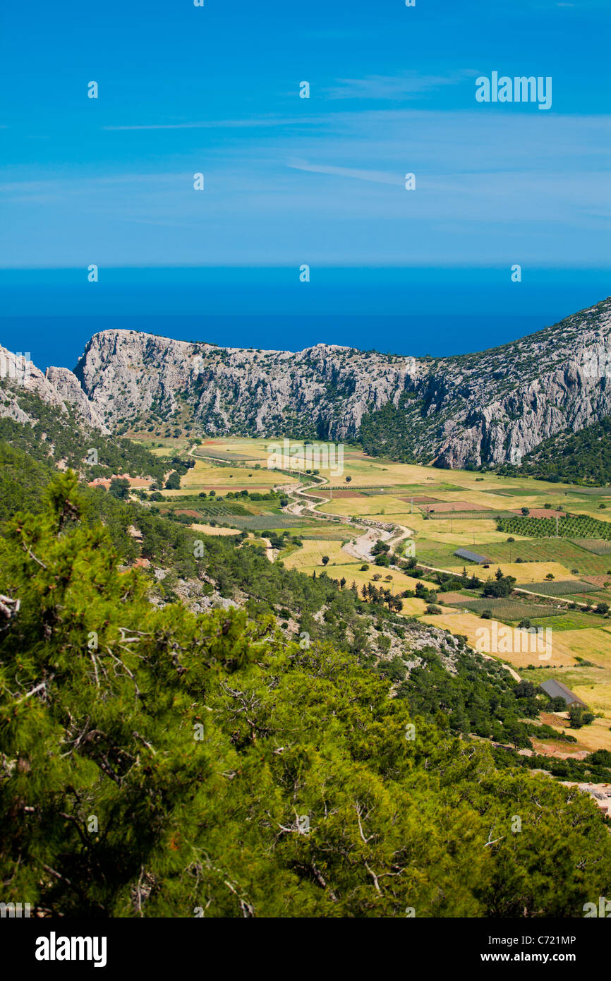 Agricultural farmland and countryside in summer, Turkey Stock Photo Alamy