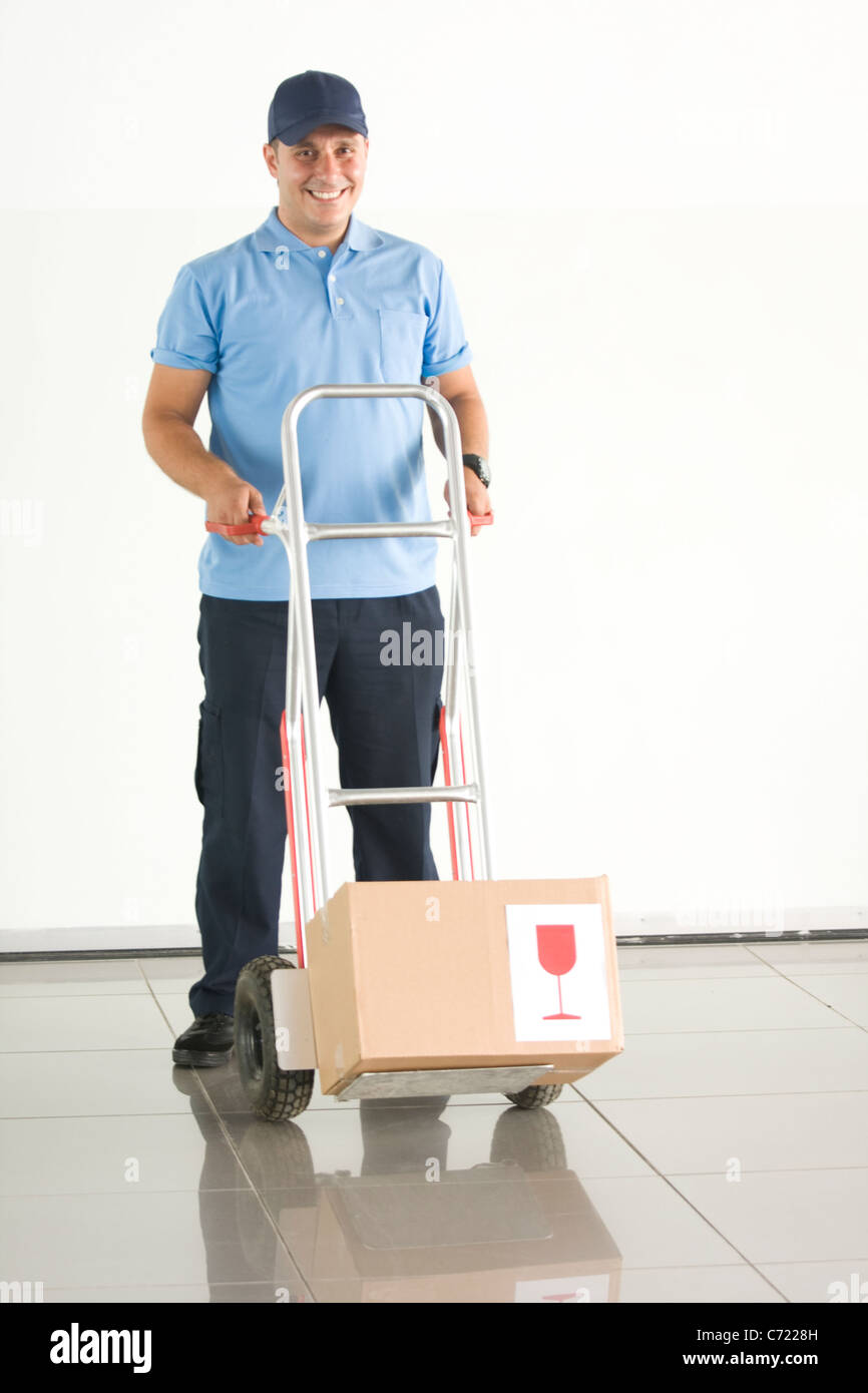 Delivery person full body hires stock photography and images Alamy