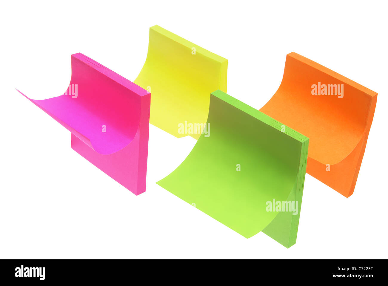 Post-it Notepads Stock Photo